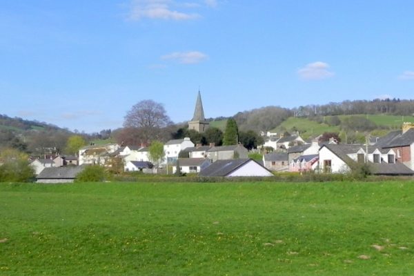 The View from Bulpit Meadow, Crickhowell – A Serene Countryside Scene